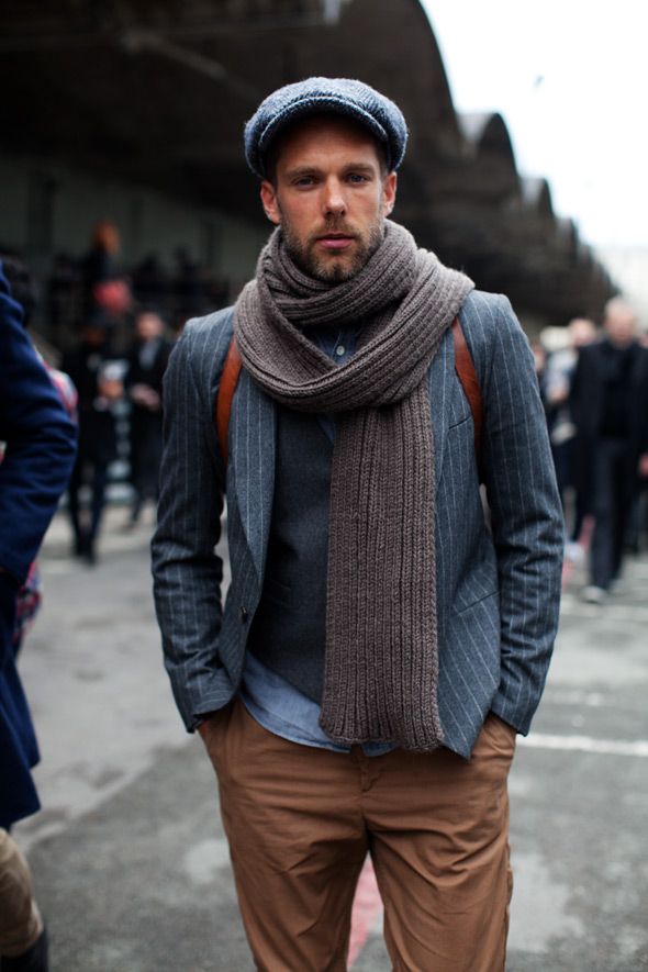 How To Wear A Scarf For Guys