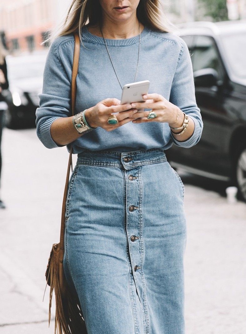 Style A Jean Skirt ? Outfit Ideas ...