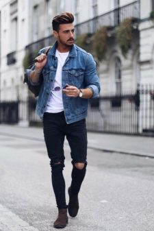 How To Wear A Denim Jacket? Style Tips For Guys | Lugako